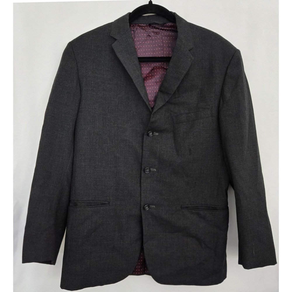 Vintage Alexandre London Blazer Jacket Mens 36R Gray Made in England‎ MILIUM